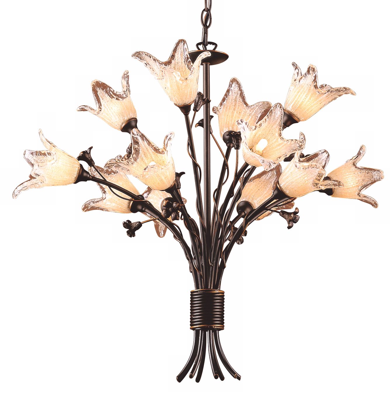 Fioritura Collection Twelve Light Chandelier