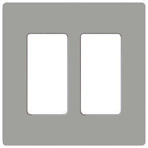 Lutron Claro 2 Gang Screwless Faceplate