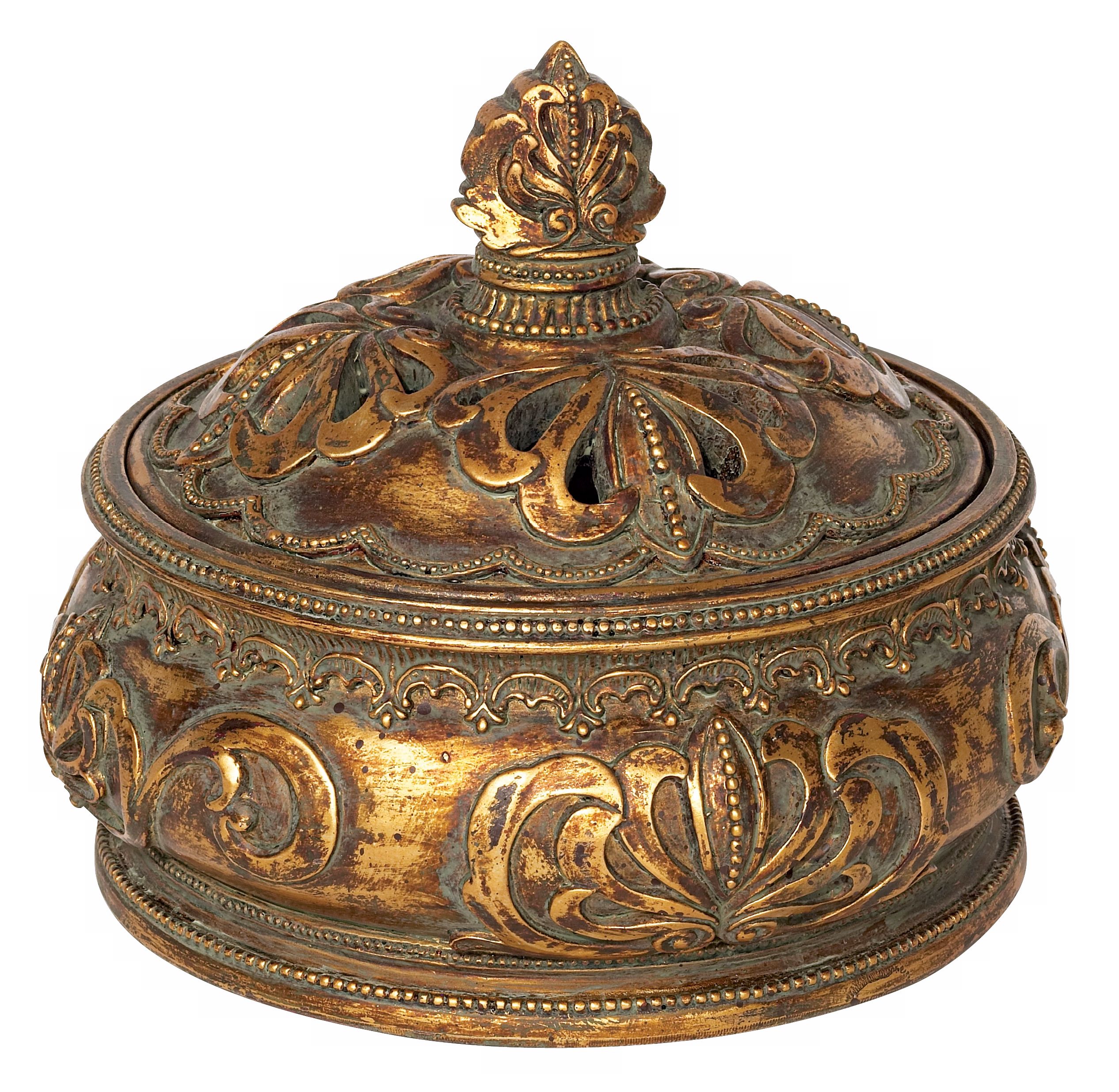 Erynne Gold Finish Decorative Box