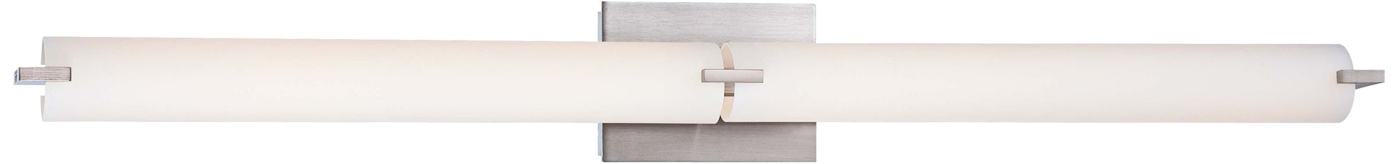 George Kovacs 39 1/2" Wide LED Brushed Nickel Bathroom Light