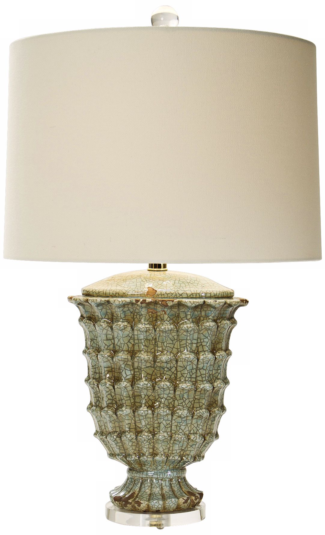 Natural Light Jadette Retreat Ceramic Table Lamp