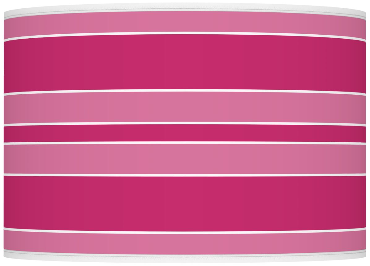 Beetroot Purple Bold Stripe Apothecary Table Lamp
