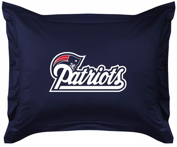 NFL New England Patriots Locker Room Pillow Sham