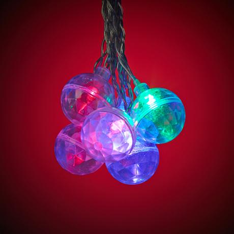 Color Changing Multi-Color 16-Light LED Party String Lights - #4V723 LampsPlus.com