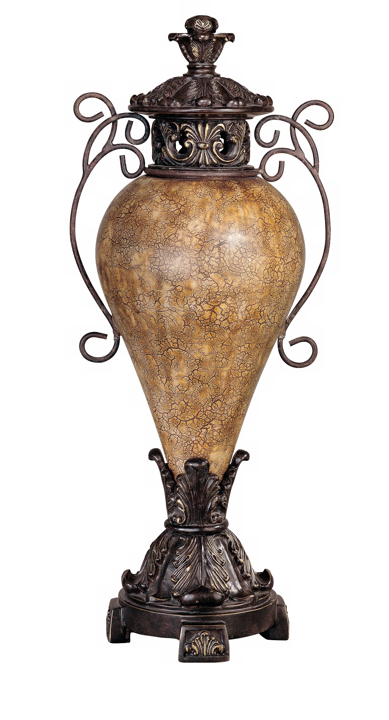Bronze Crackle Collection Accent Urn Vase