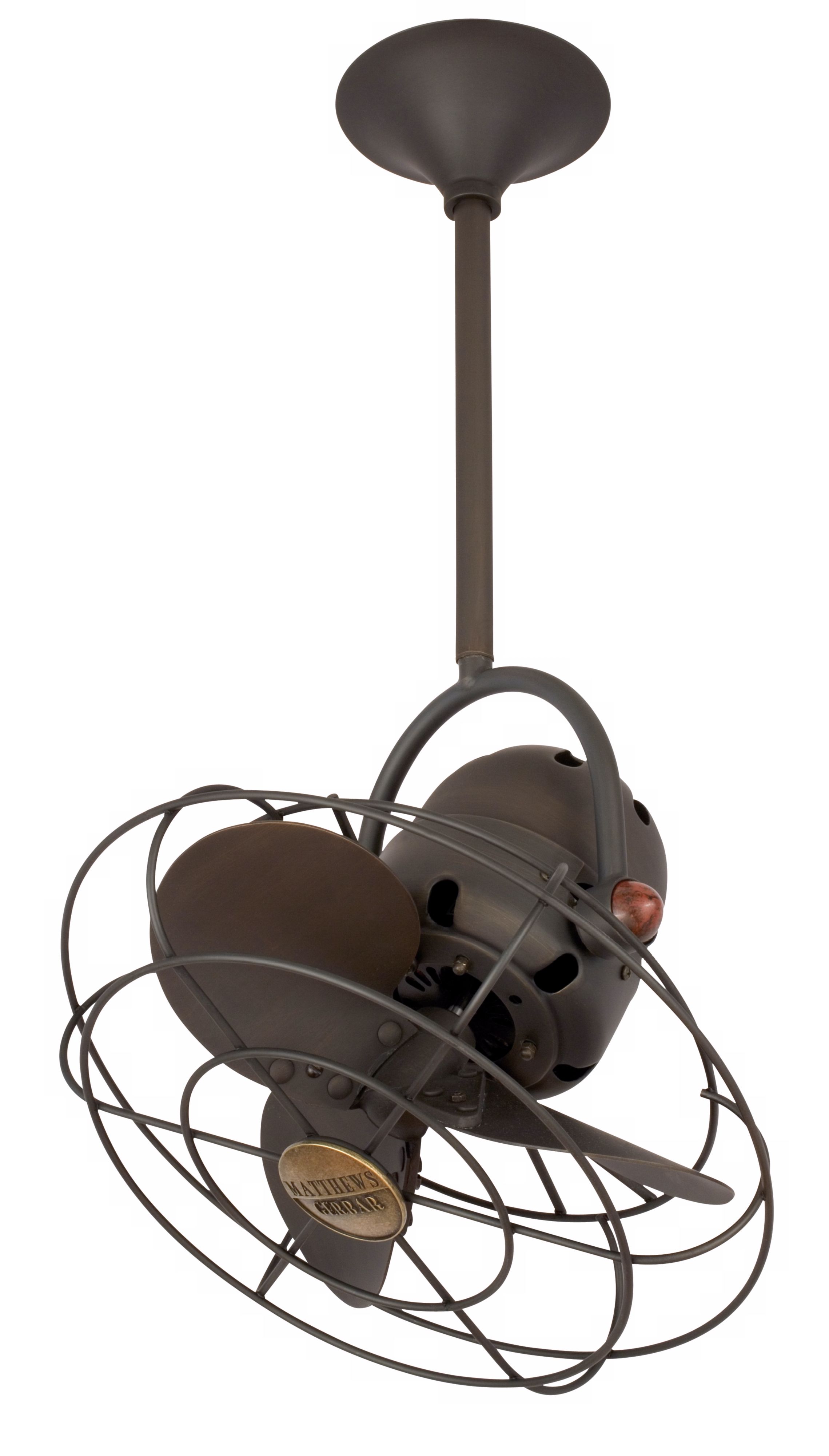 13" Matthews Bianca Direcional Bronze Ceiling Fan