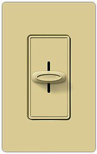 Lutron Skylark 600W Single Pole Slide Ivory Dimmer