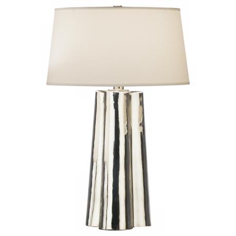 Robert Abbey Wavy Collection Mercury Glass Table Lamp