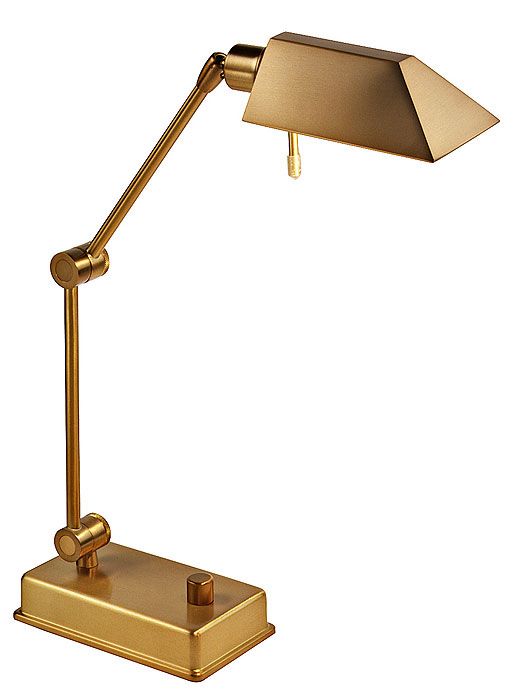 Holtkoetter Antique Brass Pharmacy Halogen Desk Lamp