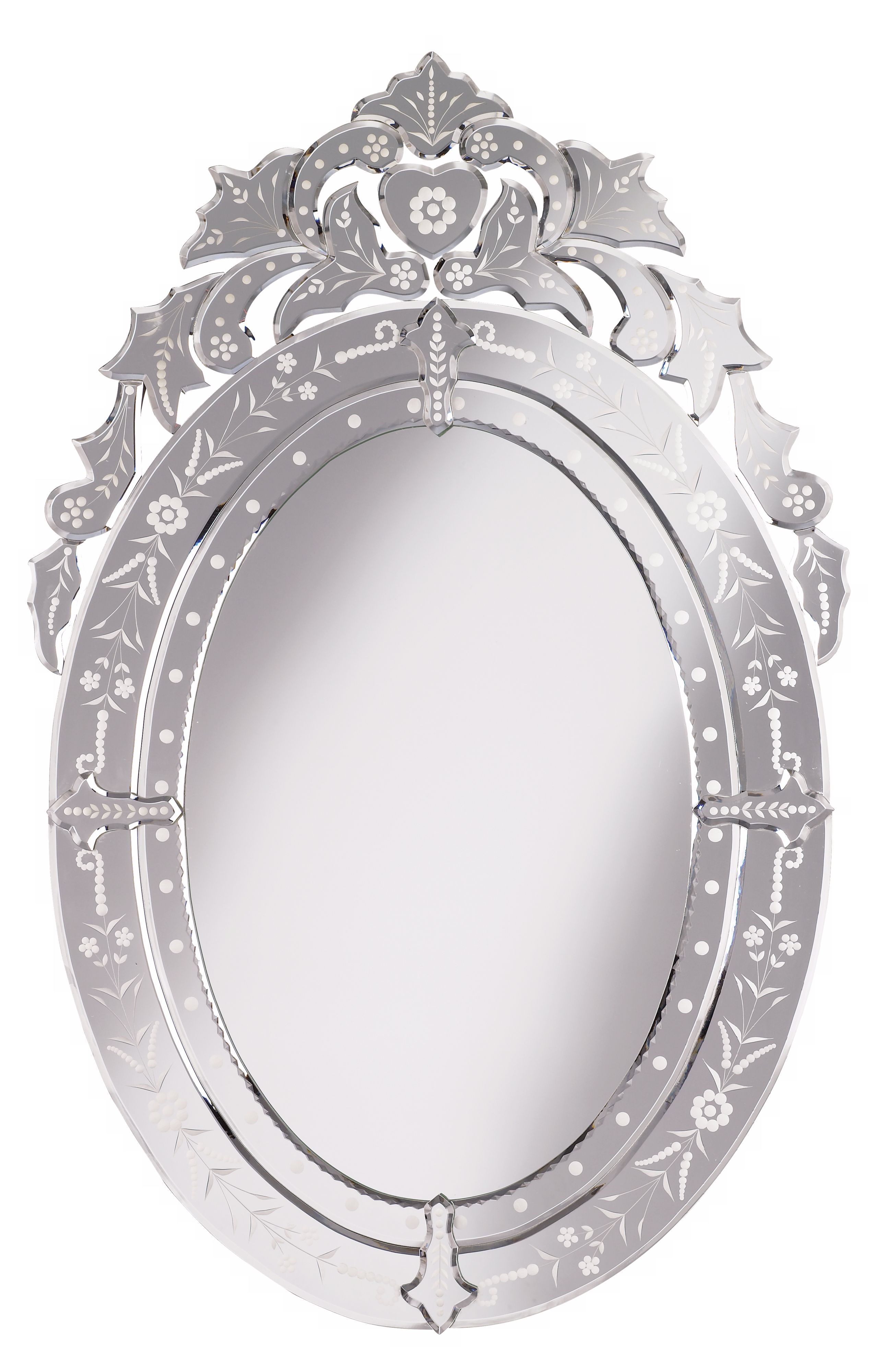 Oval Venetian Mirror Picture