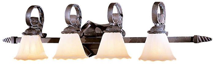 Mission Inn Collection 41" Wide Four Light Bathroom Fixture