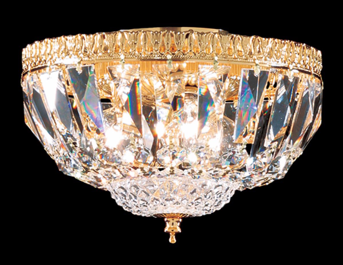 James R. Moder Empire Collection Gold Ceiling Fixture