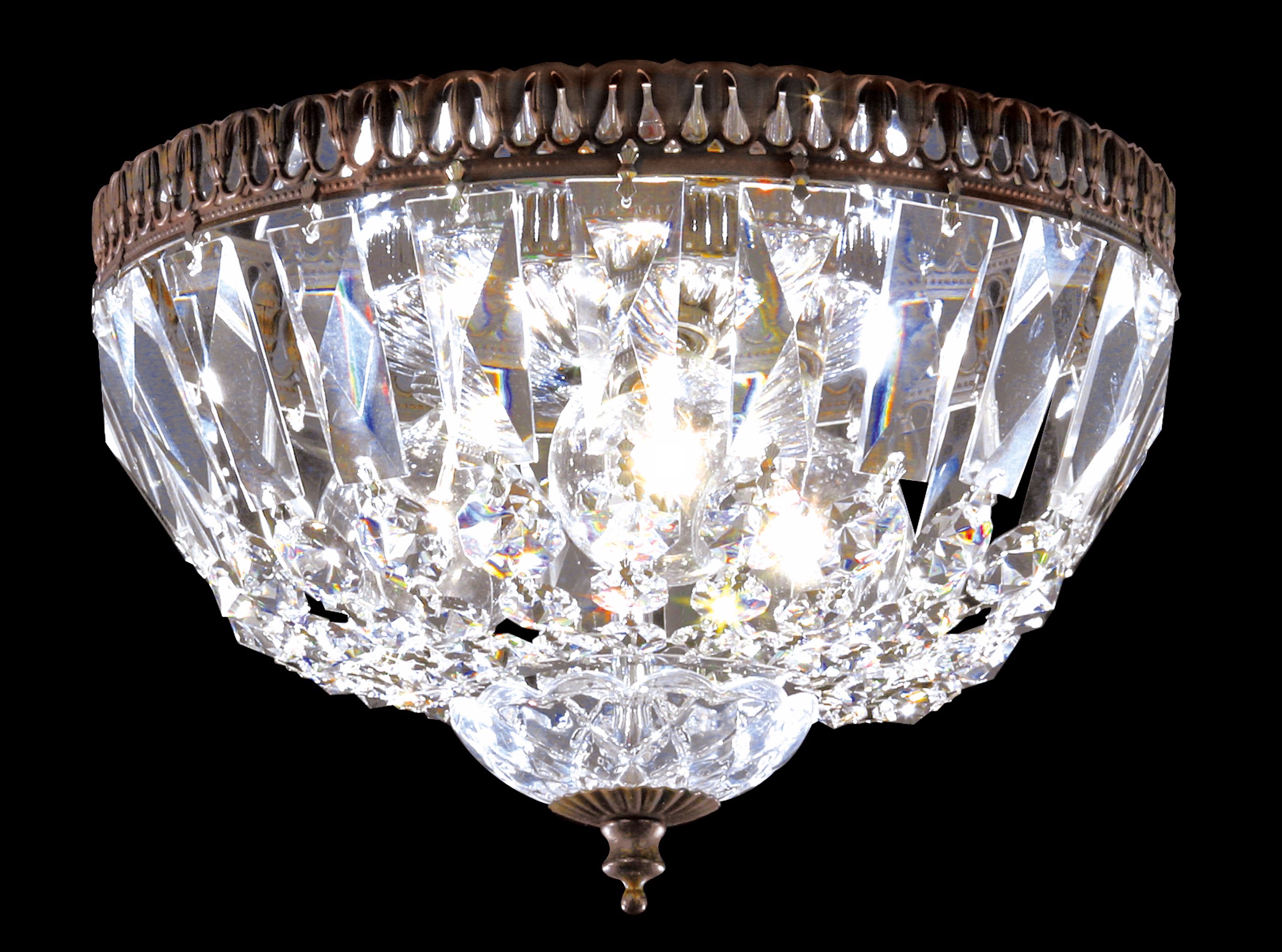 James R. Moder Empire 9" Wide Bronze Ceiling Fixture