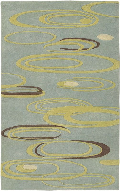 Naya Blue Ripples Handmade Rug