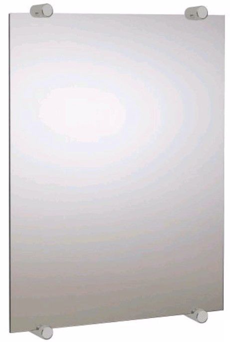 The Post Collection Nickel Finish 32" High Wall Mirror