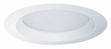 6" Narrow Flange Recessed Trim-White