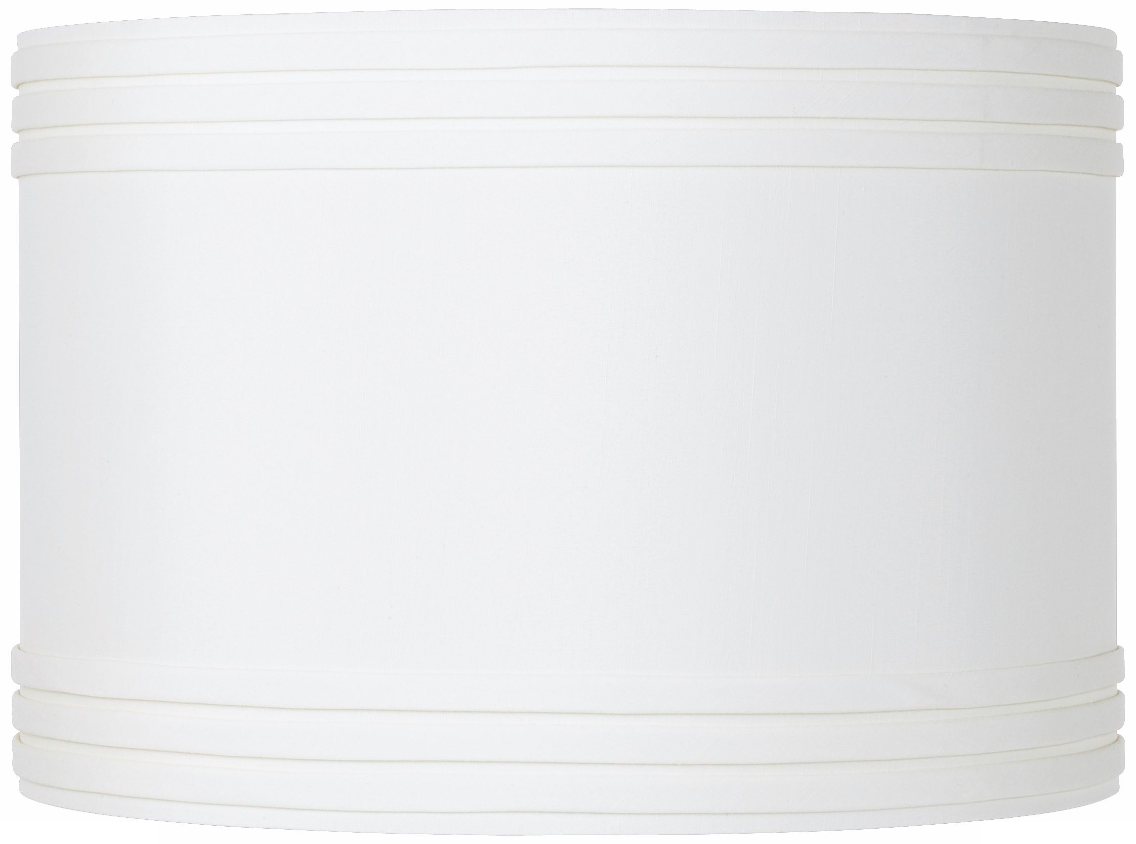 Creme Triple Pleat Drum Shade 16x16x11 (Spider)