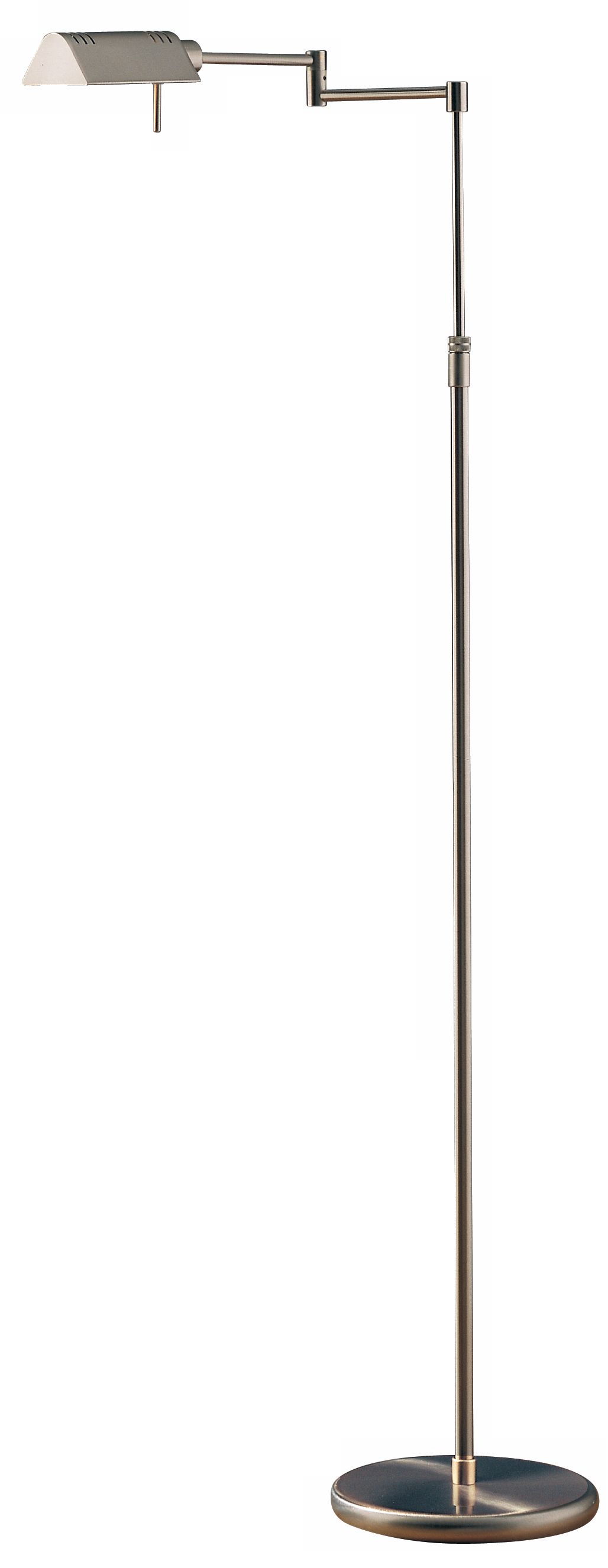 Holtkoetter Swing Arm Pharmacy Style Floor Lamp