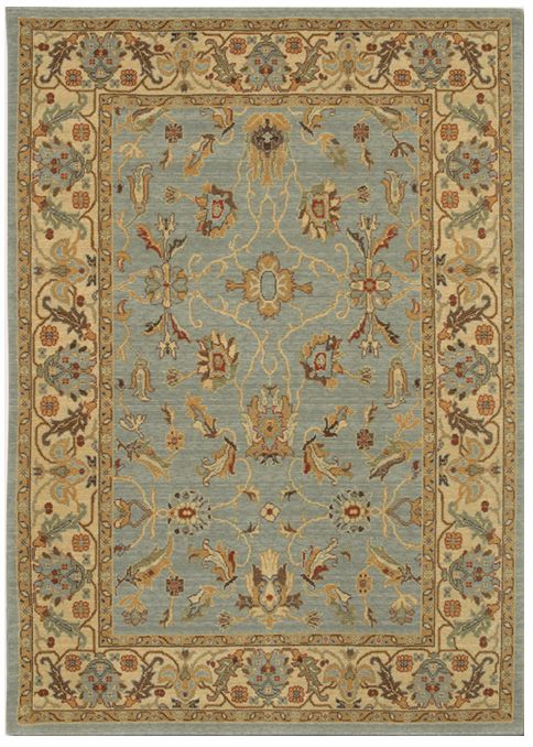 Tabriz Royal Blue Area Rug