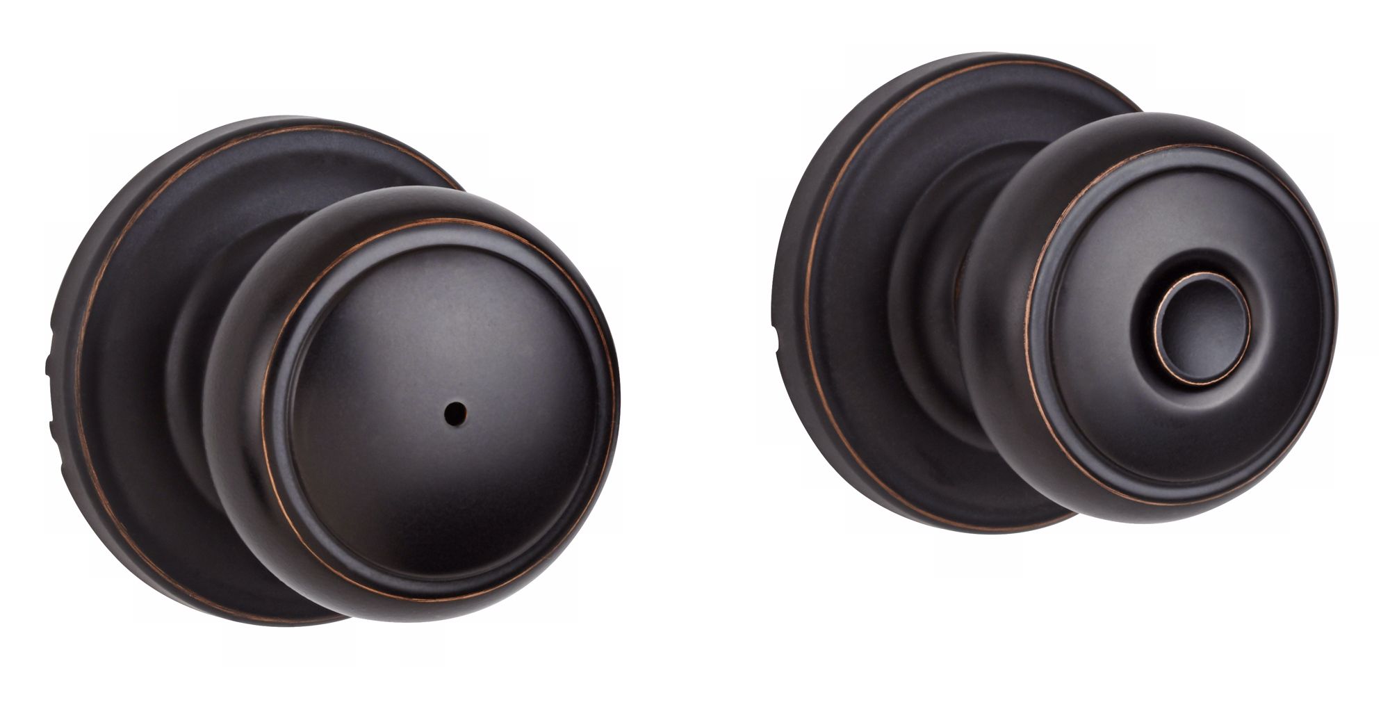 Andover Privacy Lock Aged Bronze Schlage Door Knob