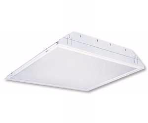 White Finish 24" High 24" Wide Troffer