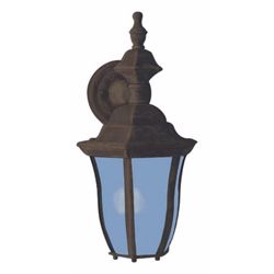 Rust Finish 16" High Fluorescent Wall Lantern