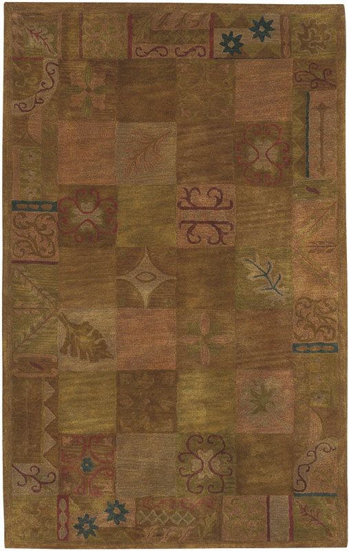 Dream Abstract Gold Handmade Rug