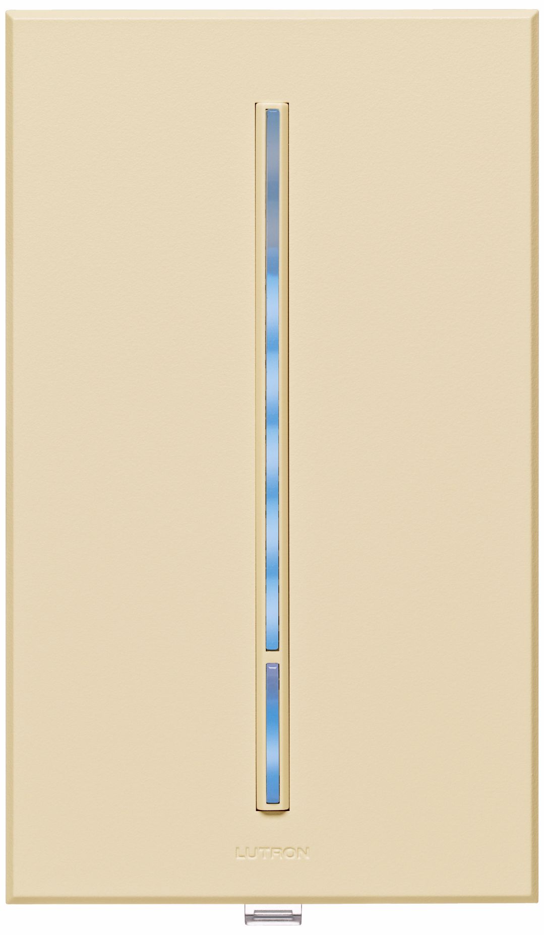 Lutron Vierti Blue LED Light Almond Companion Control