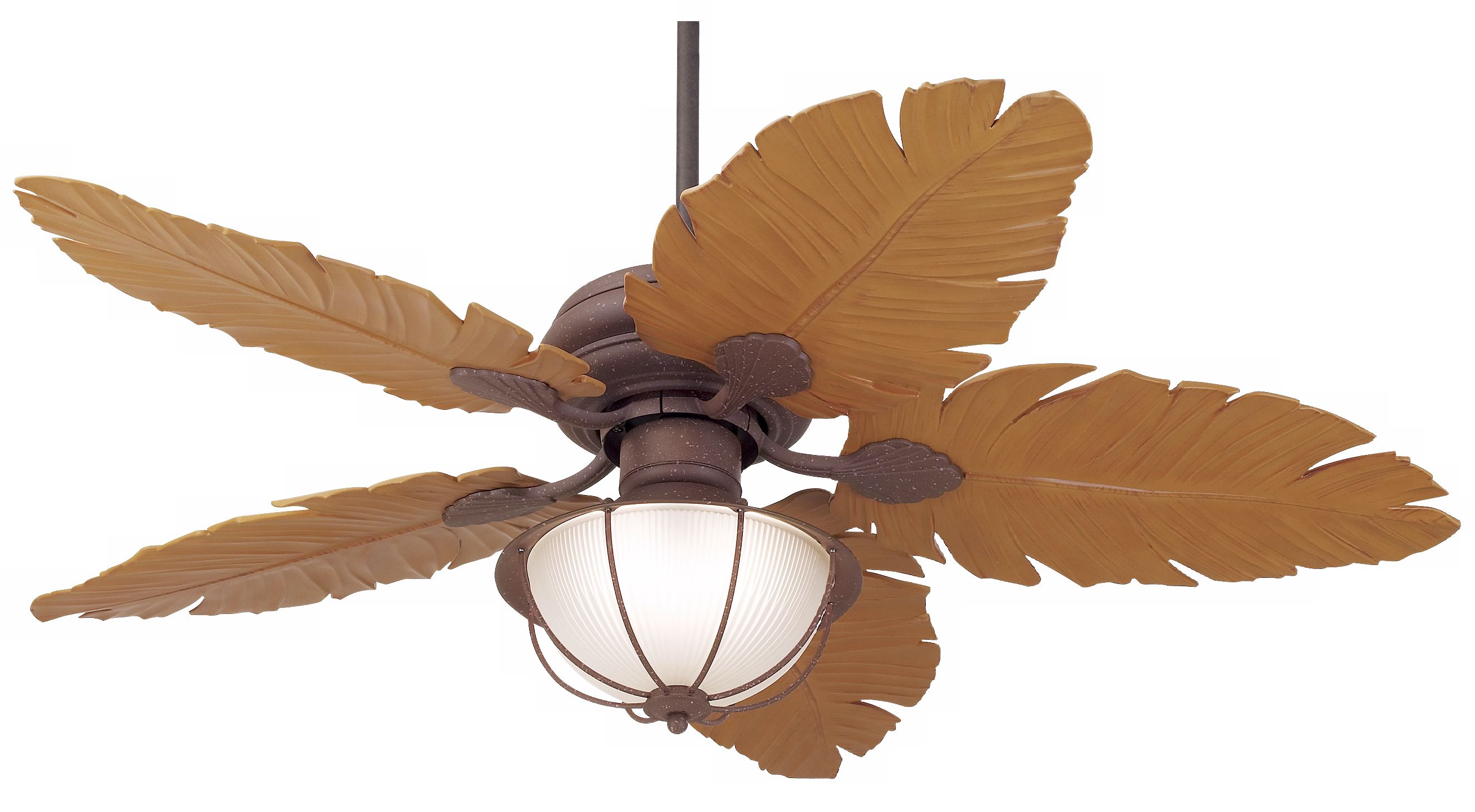 52" Casa Vieja® Tropical Leaf Ceiling Fan