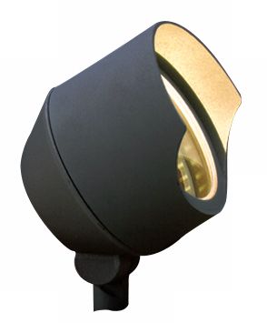 Kichler Low Voltage Textured Black Landscape Light