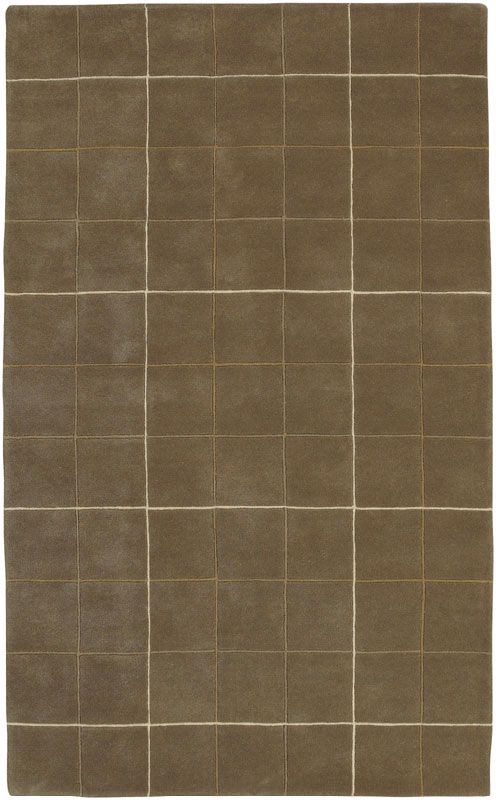Mocha Squares Handmade Rug