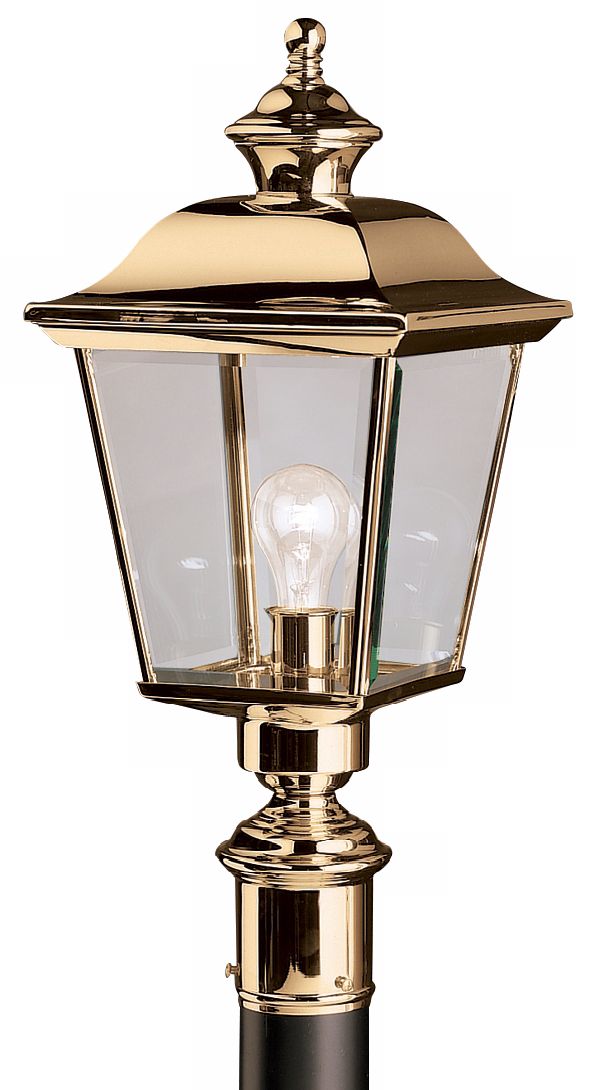 Kichler Solid Brass 22" High Outdoor Post Light