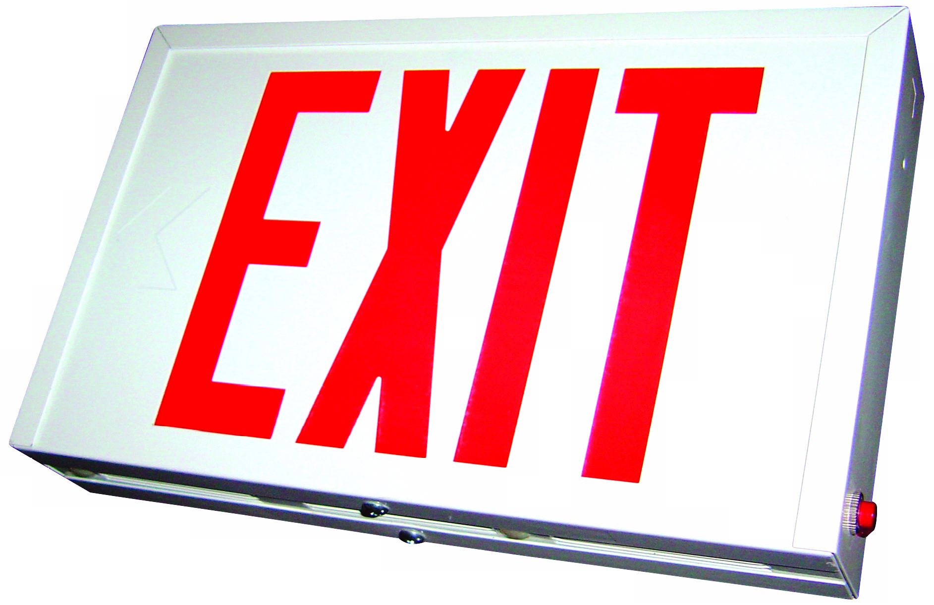 Red LED Double-Face Exit Sign