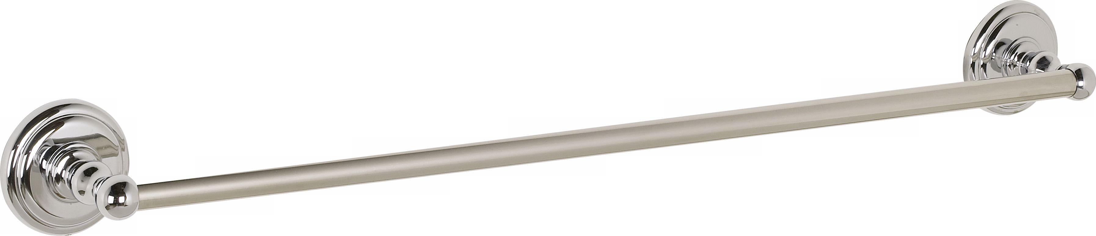 Diana Collection 24" Wide Polished Chrome Towel Bar