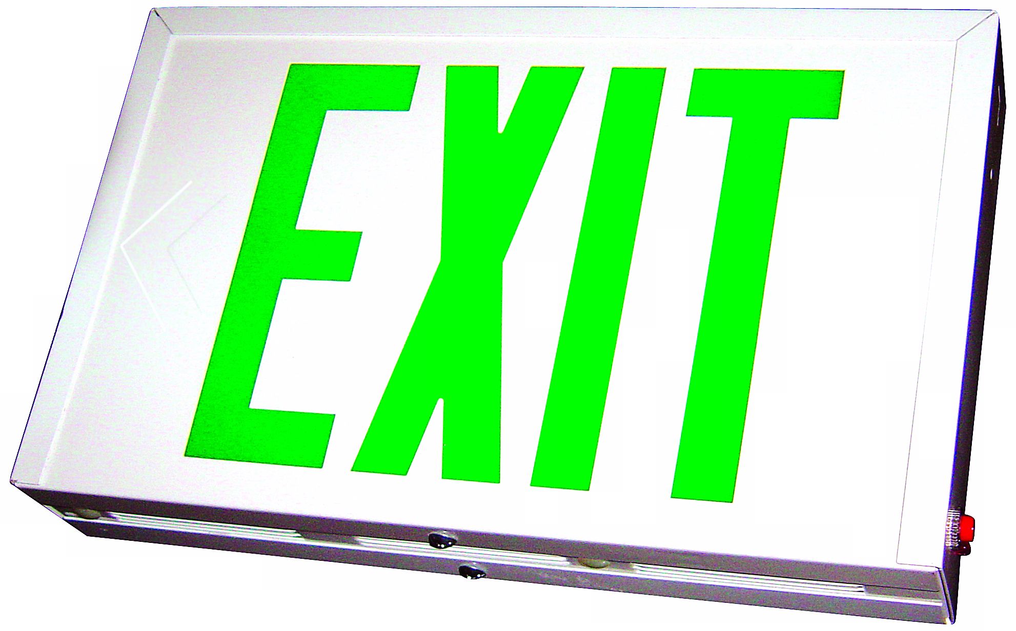 Green LED Double-Face Exit Sign