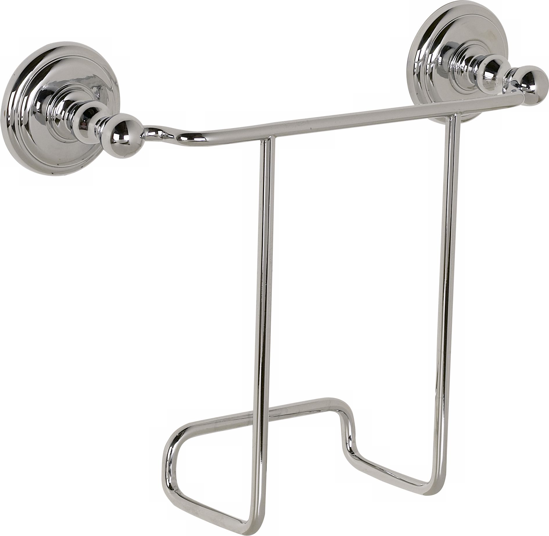Diana Collection Polished Chrome Magazine Rack