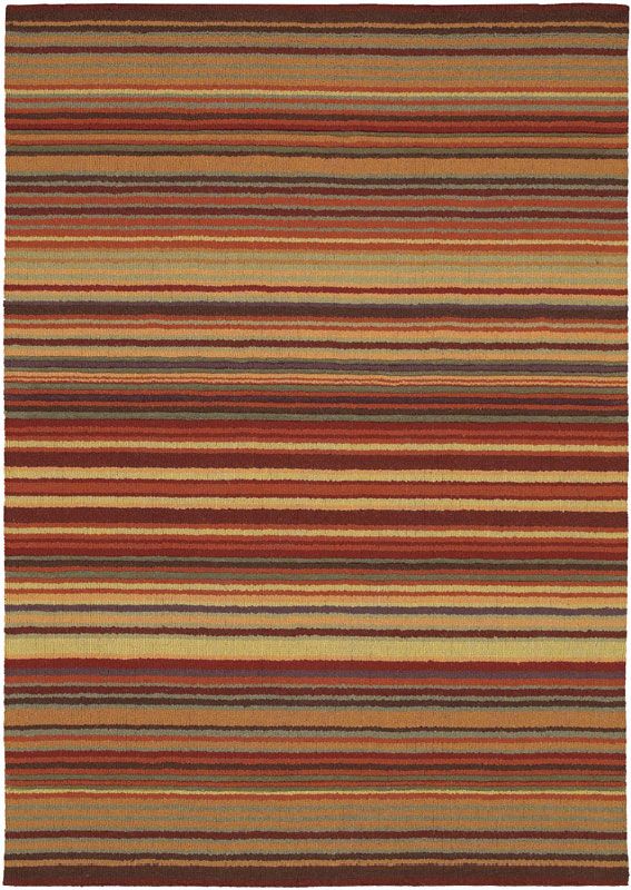 Mystique Burgundy Stripe Area Rug