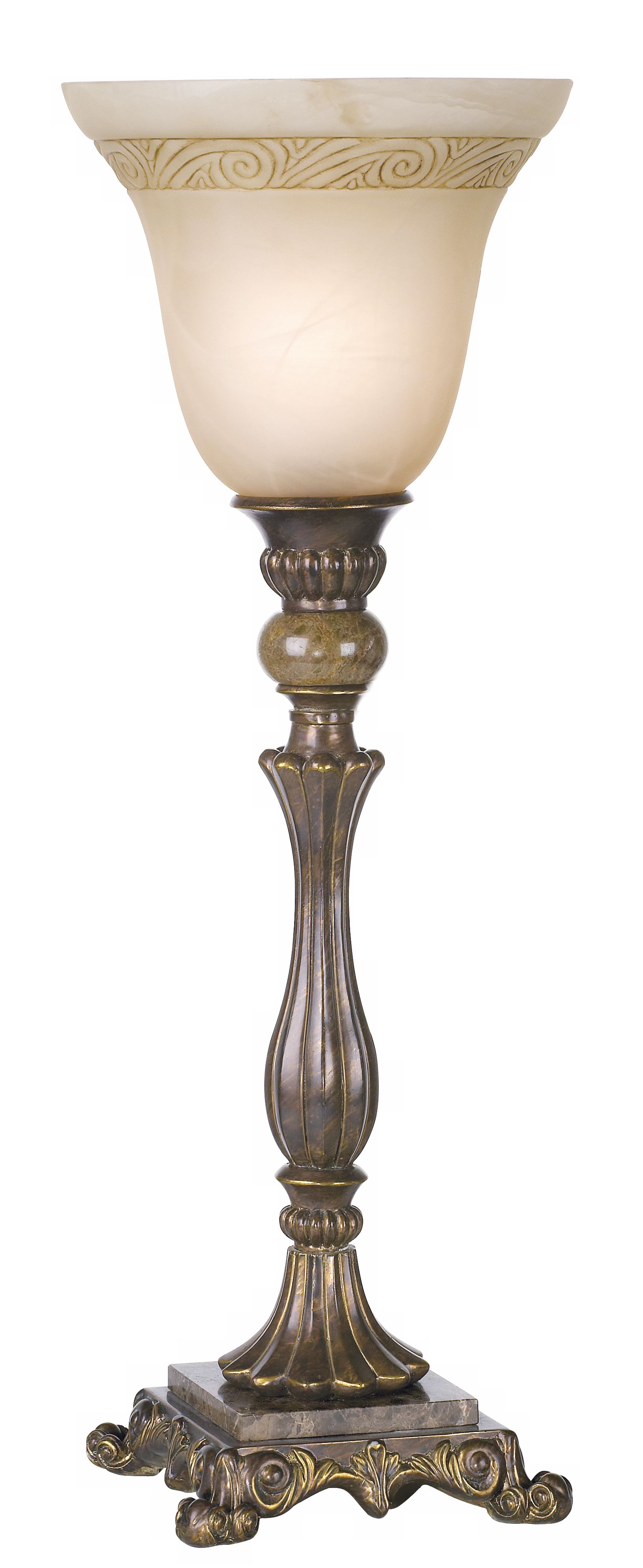 Kathy Ireland Buckingham Uplight Table Torchiere
