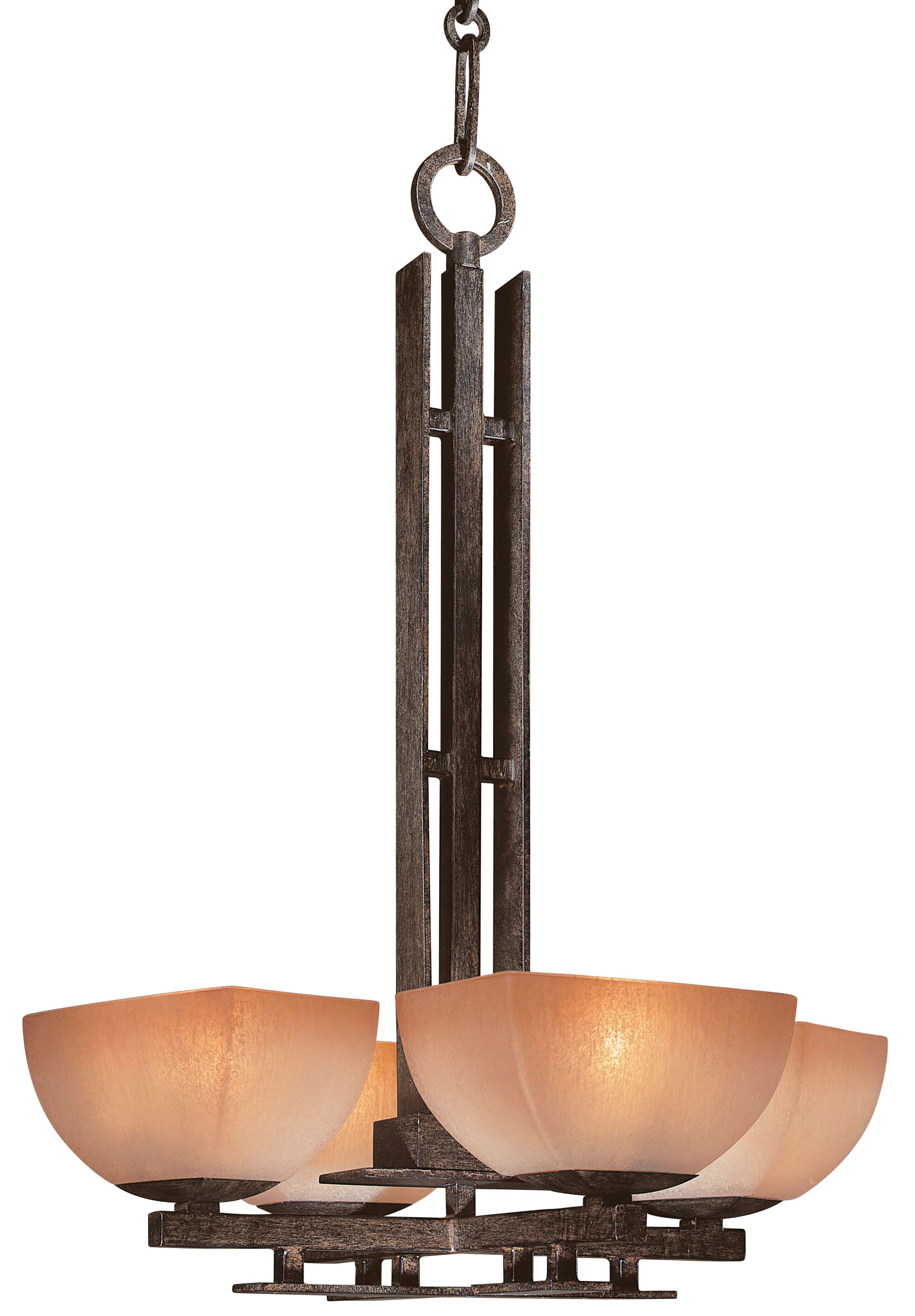 Lineage Collection 17" Wide 4-Light Mini Chandelier
