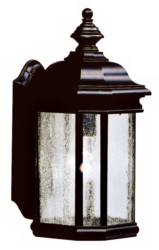 Kirkwood Black Finish 17" High Outdoor Wall Light
