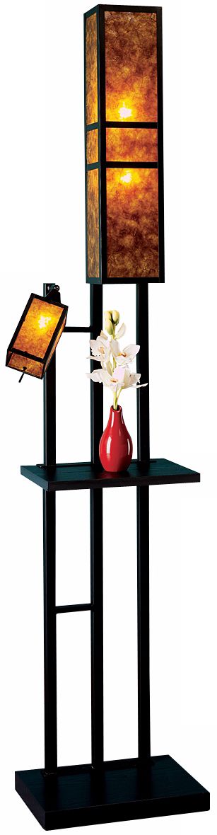 Mission Box Mica Floor Lamp