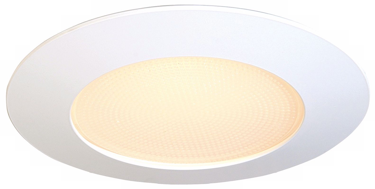 6" Metal Shower Trim with Albalite Lens