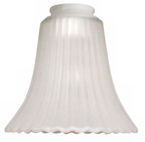 2 14 Fitter Frost Pinch Pleat Glass Shade 54735