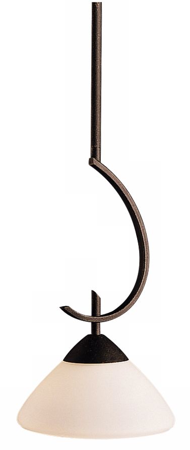 Olympia Distressed Black Mini Pendant Chandelier