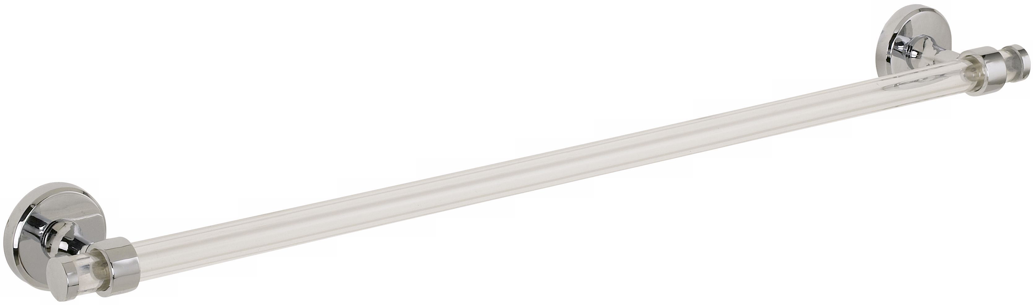 Philip Collection 24" Wide Polished Chrome Towel Bar