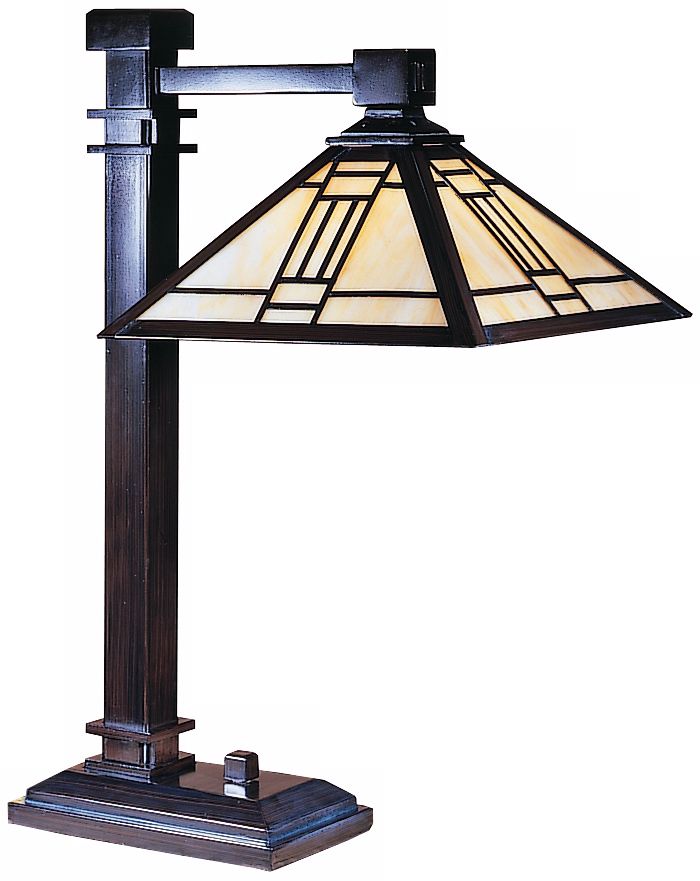 Dale Tiffany Noir Mission Style Table Lamp