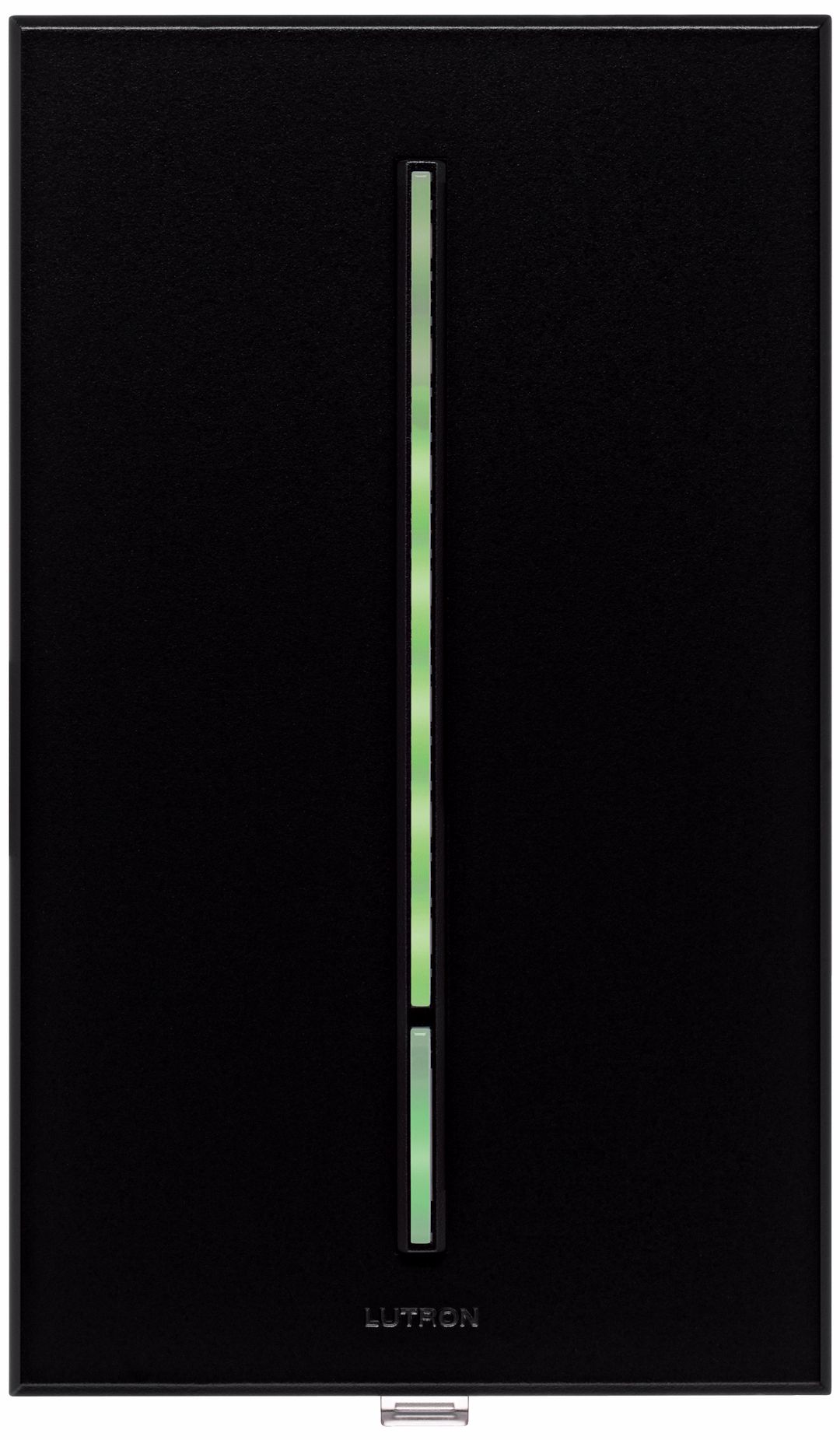Lutron Vierti Green LED 600 Watt Single Pole Black Dimmer