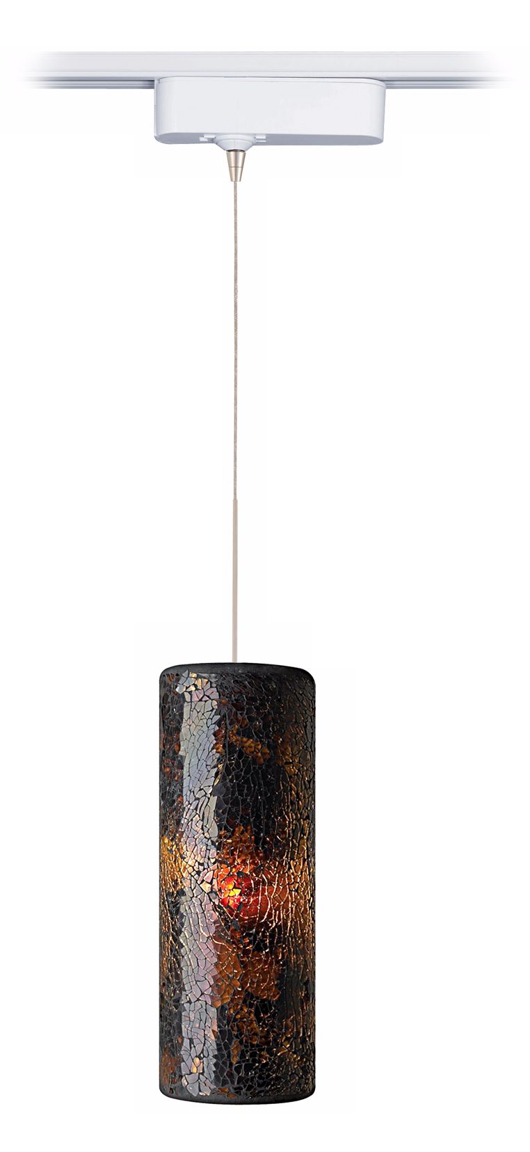 Veil Brown Glass Tech Track Pendant for Juno Track Systems