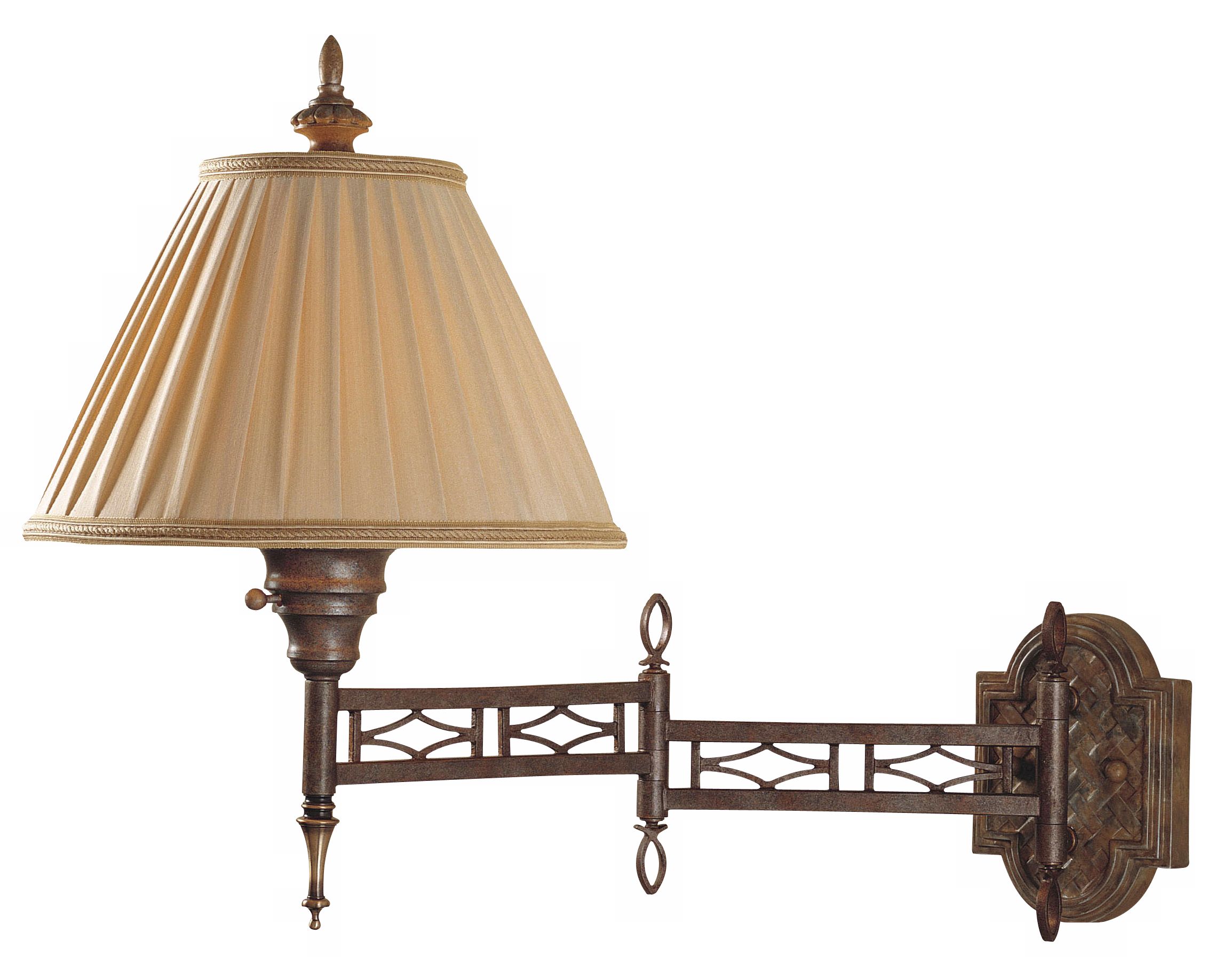 Murray Feiss Triomphe Collection Plug-In Swing-Arm Wall Lamp