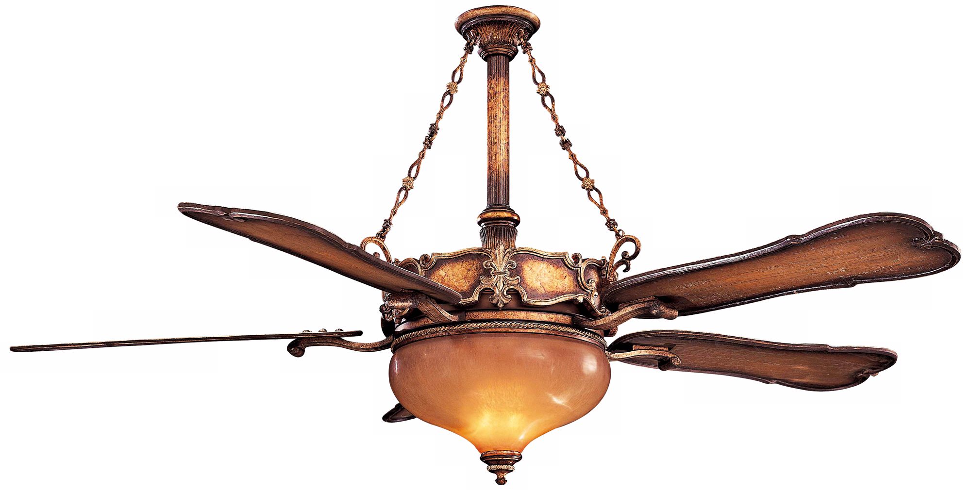 56" Minka Romantic Breeze Arles Gold Ceiling Fan